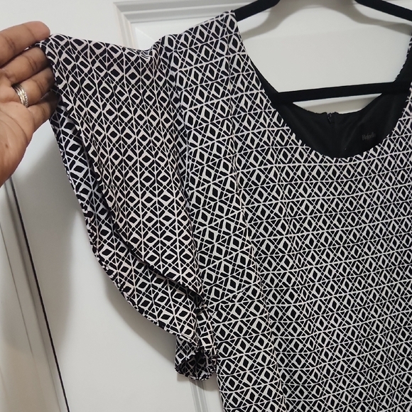 Rafaella Wide Leg Jumpsuit – Black/White Print - 2XL - Picture 2 of 10